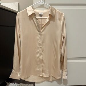 NWT Elegant Cream Women's Blouse
